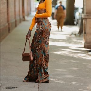 Paisley Wide leg Pants